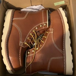 Steel toe work boots brand new